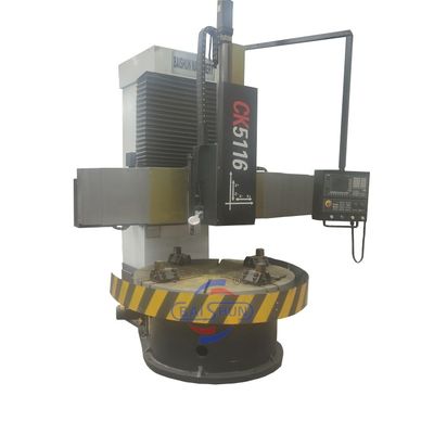 CK5116 Μηχανή κάθετου στρογγυλομηχανήματος CNC μονής στήλης Μηχανολογικό εξοπλισμό εργαλείων