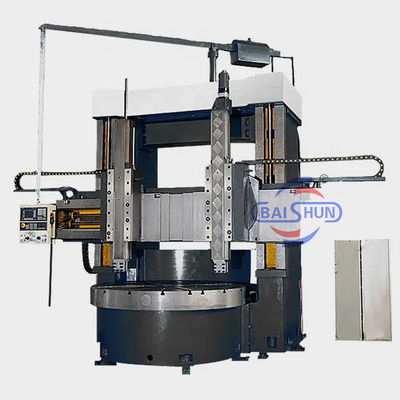 CNC Διπλού Κινητήρα Κάθετος Τόρνος 3500mm Διάμετρος Τροχισμού