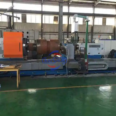 5m Οριζόντια Μεγάλη τρύπα Στρογγυλομηχανή CNC Roll Turning Στρογγυλομηχανή Επεξεργασία κυλίνδρων