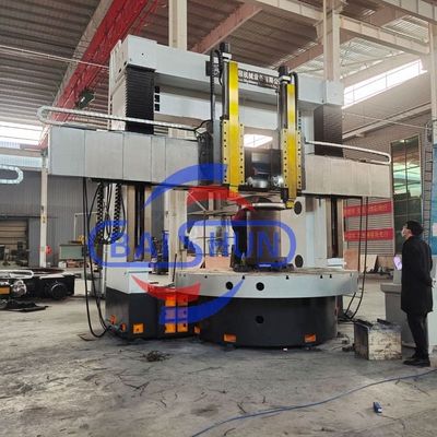 Βιομηχανική κάθετη τόρνος CNC για περιστροφή μεγάλων διαμέτρων με άξονα C και δομή διπλής κολόνας