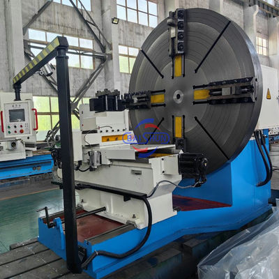 Τύπος δαπέδου Φλάντζης Γυρίζοντας 2 Άξονες Plc Metal End Face Lathe
