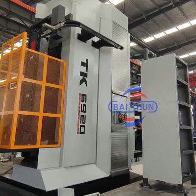 Μεγάλη οριζόντια 5 άξονες CNC Boring και Milling Machine με γωνιακή κεφαλή Milling