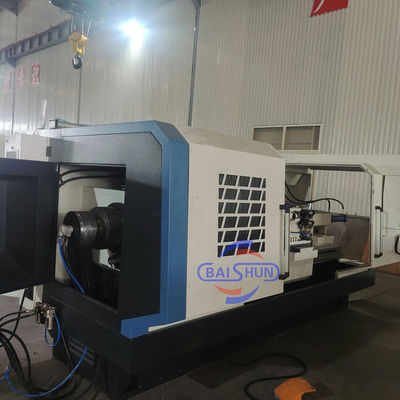 QK1325 CNC Double Chuck Pipe Threading Lathe 250mm Μέγιστη διάμετρος
