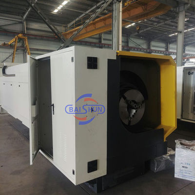 Αυτόματη σειρά QK οριζόντια στροφή Siemens Fanuc CNC μηχανή στροφής σωλήνων