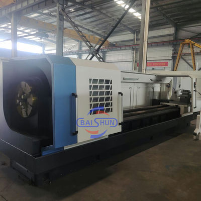 Μεγάλη τρύπα μηχανή στροφής Cnc βίδα κόψιμο Cnc μεταλλικών σωλήνων μηχανή νηματοποίηση