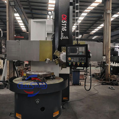 Ρωσική αγορά CK5116 Carousel Lathe Single Column VTL CNC μεταλλική μηχανή στροφής