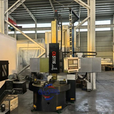 CK5116 Τόρνος CNC Μηχανή 1600mm Διάμετρος Στροφής 3.2T Χωρητικότητα