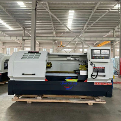 Μηχάνημα τόρνου CNC CK6150 Flat Bed 500mm Swing 1500mm Τεμάχιο εργασίας