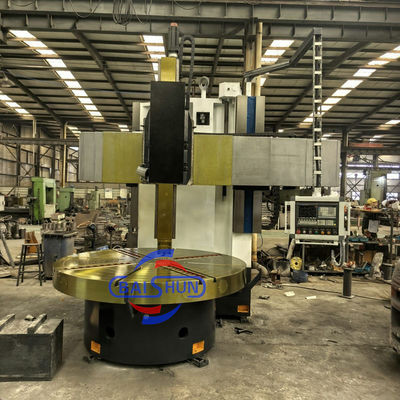 Μηχανή κάθετου τόρνου CNC Carousel με μεγάλο πύργο υψηλής ακρίβειας για μέταλλο