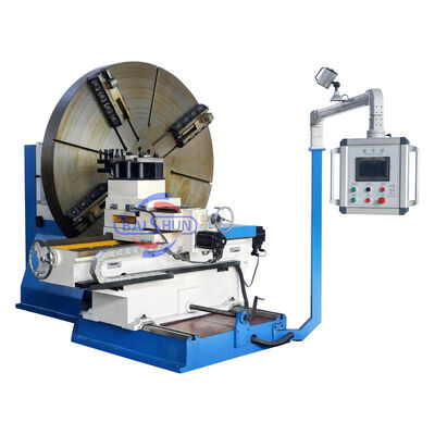 Εργαστήριο βαρέων βαρών με μέγιστη διάμετρο 2500mm 2000mm Chuck και 15kW Spindle Motor για στροφή φλάντζας